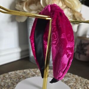 Vibrant Fuchsia Floral Headband